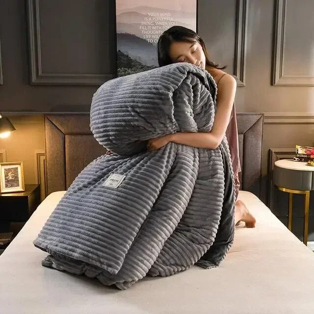 FluffyHaven Couverture en Peluche Douce – Confort et Chaleur Ultimes
