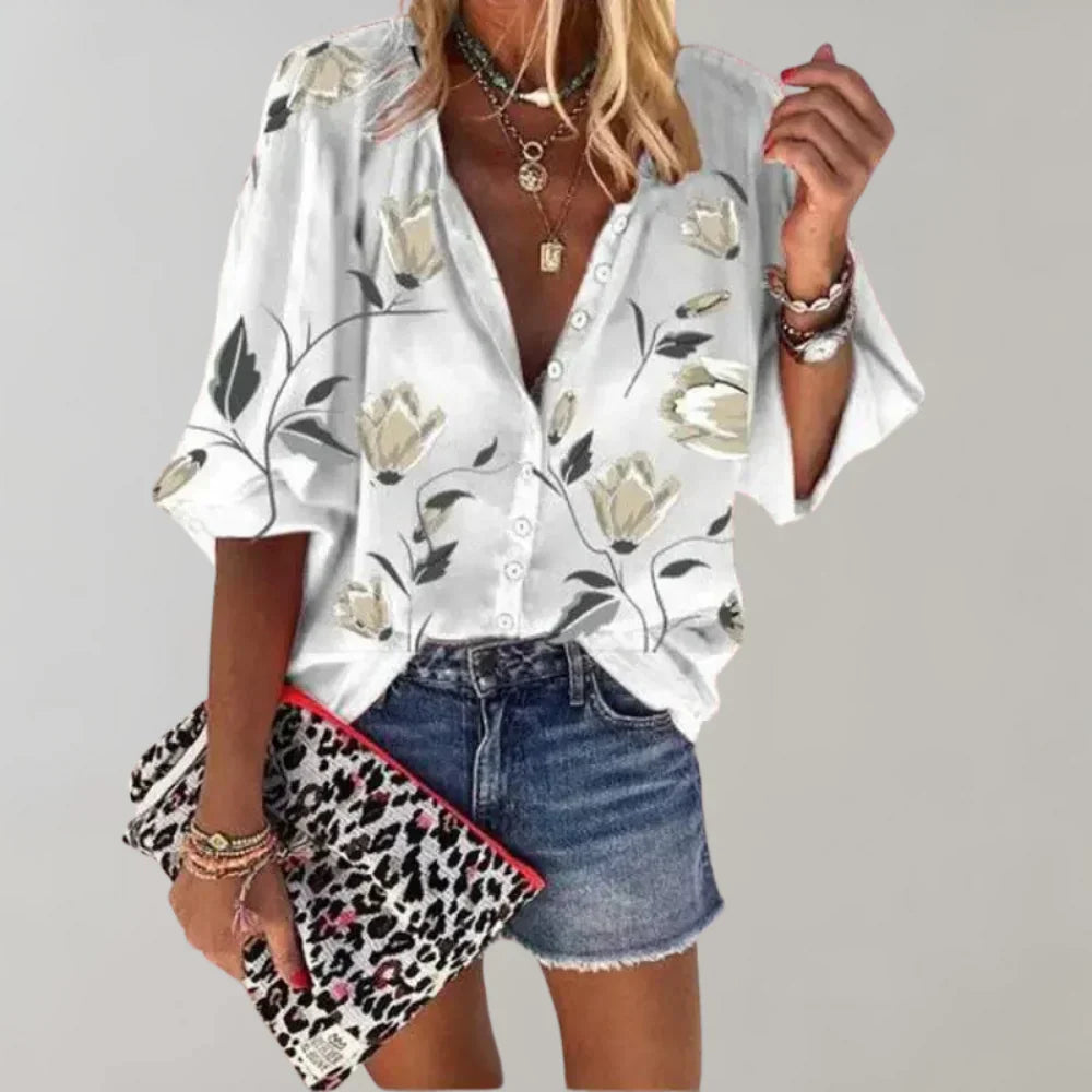 Blouse à imprimé floral Selma