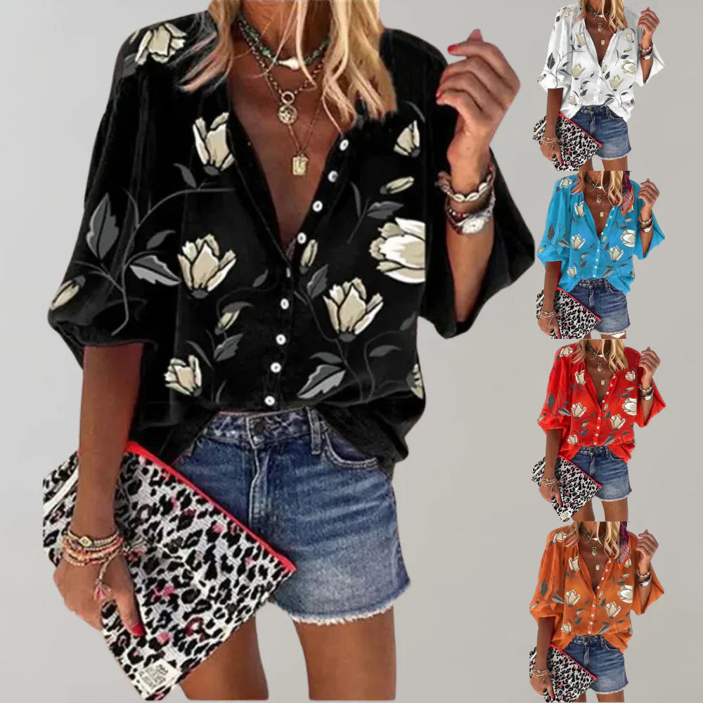 Blouse à imprimé floral Selma
