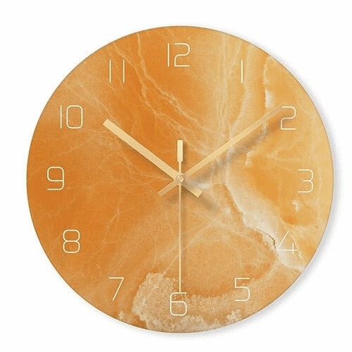 Horloge décorative élégante Marbelle – Design stylé en effet marbre