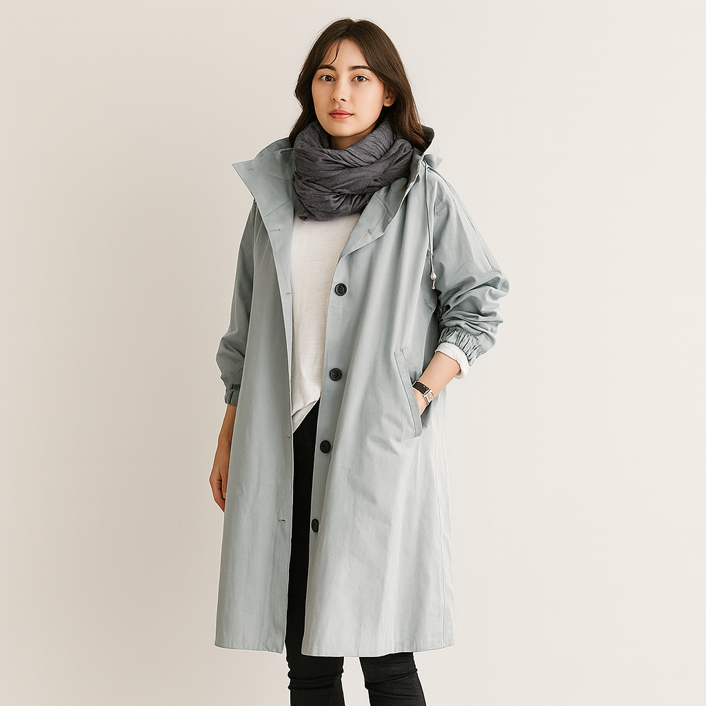 Ella | Trench-coat intemporel et imperméable