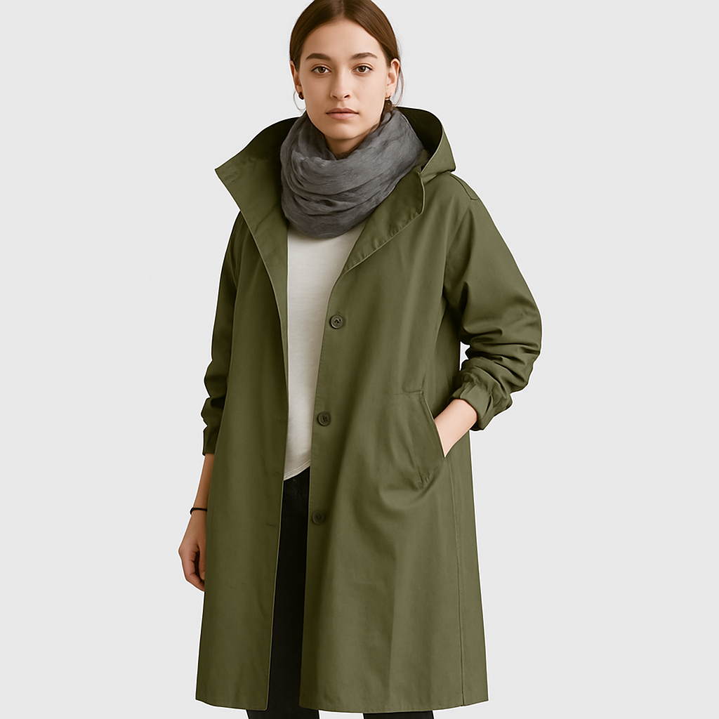 Ella | Trench-coat intemporel et imperméable