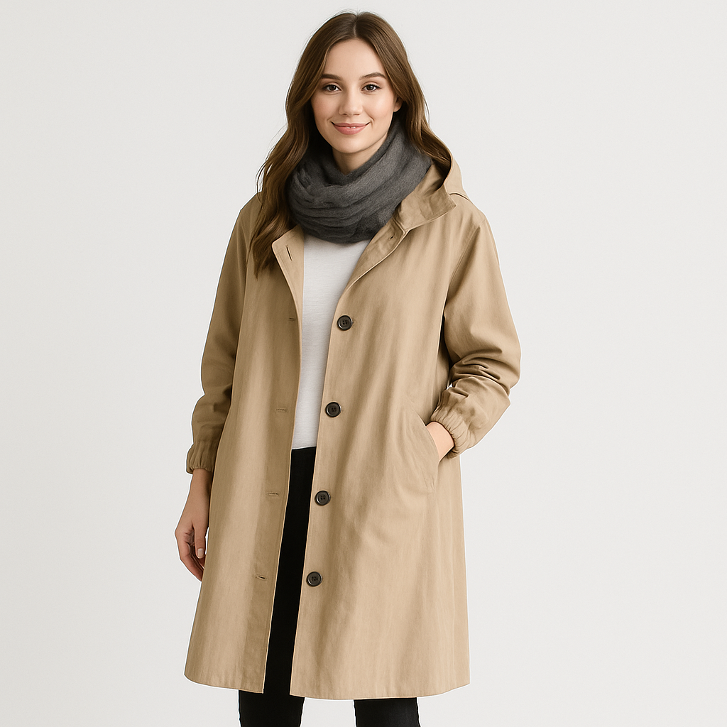 Ella | Trench-coat intemporel et imperméable