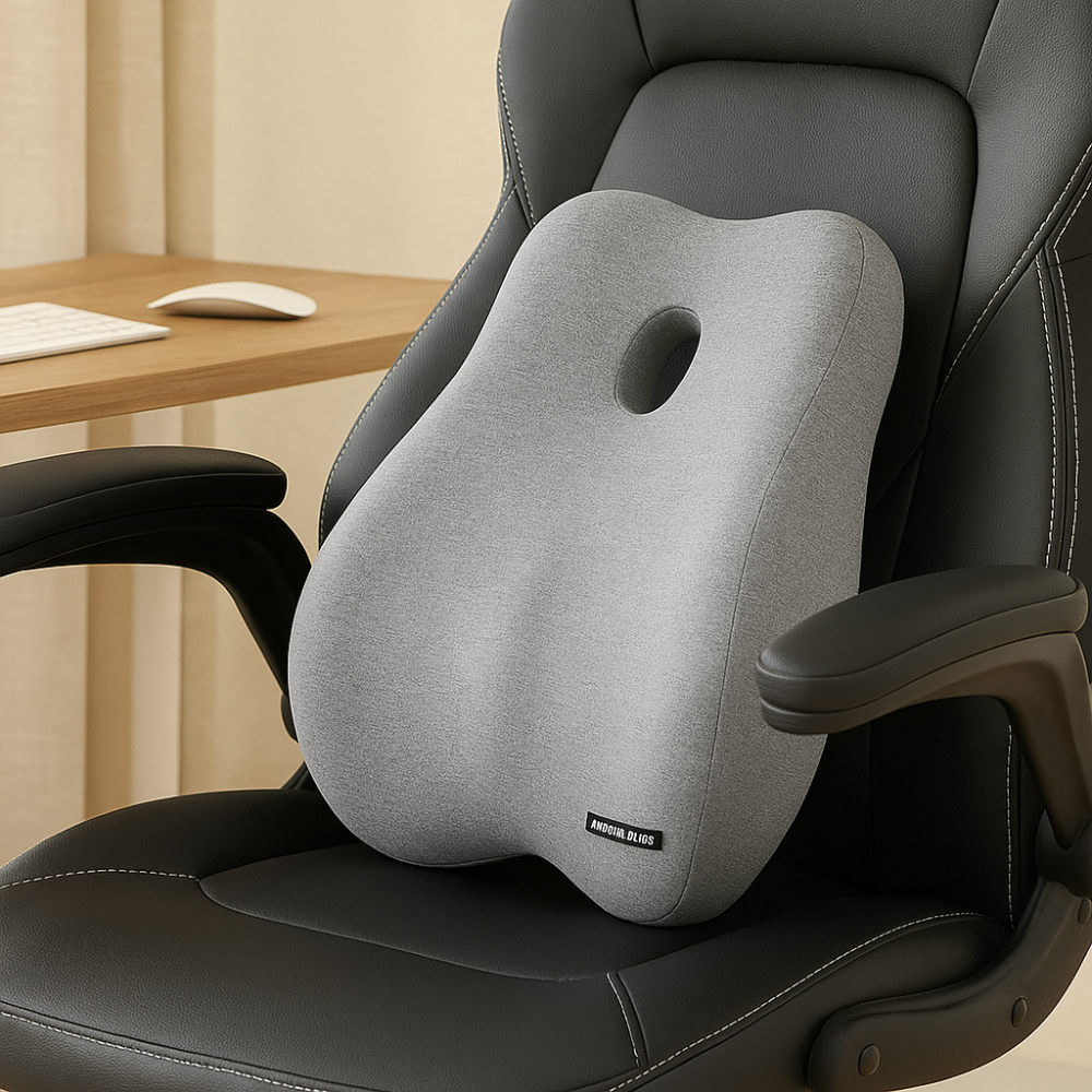 ErgoSit | Coussin de siège orthopédique en mousse à mémoire de forme pour bureau et maison