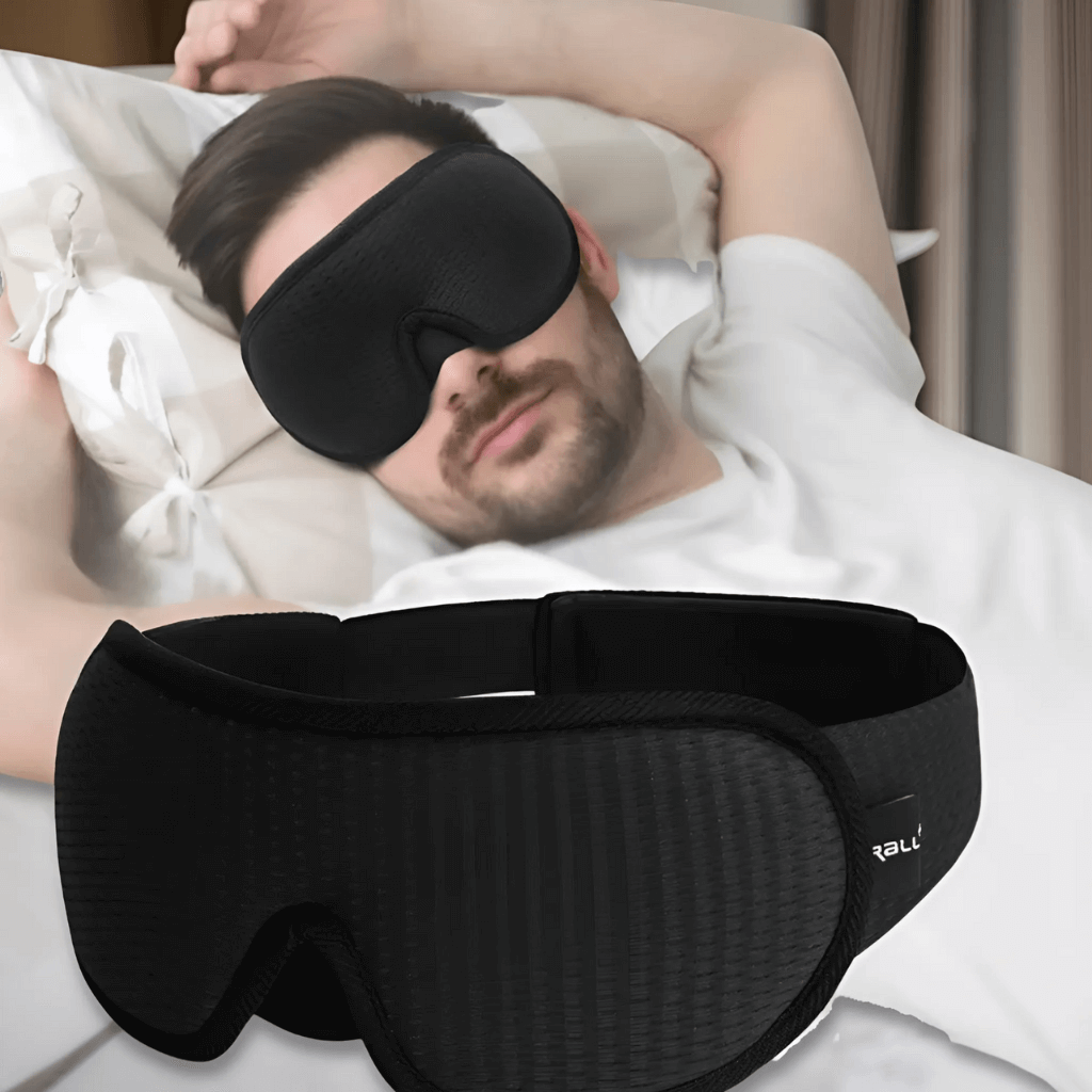 DreamEase - Masque de sommeil ultra doux à blocage de lumière