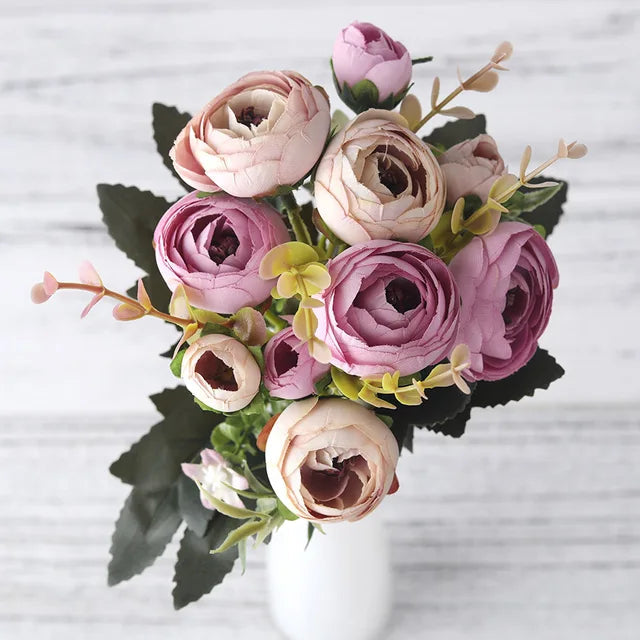 BloomLuxe – Décoration de fleurs artificielles de renoncules