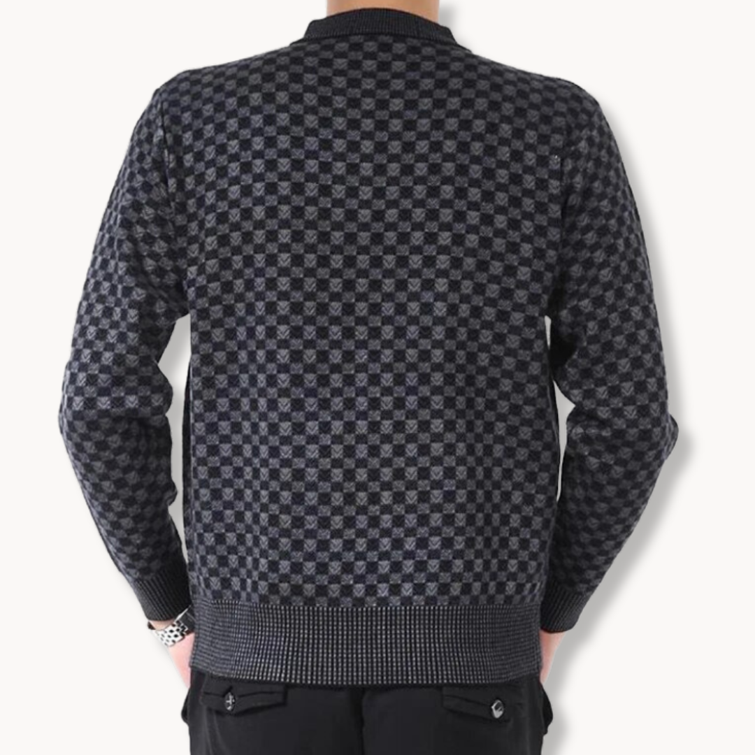 Pull classique à motif Oliver