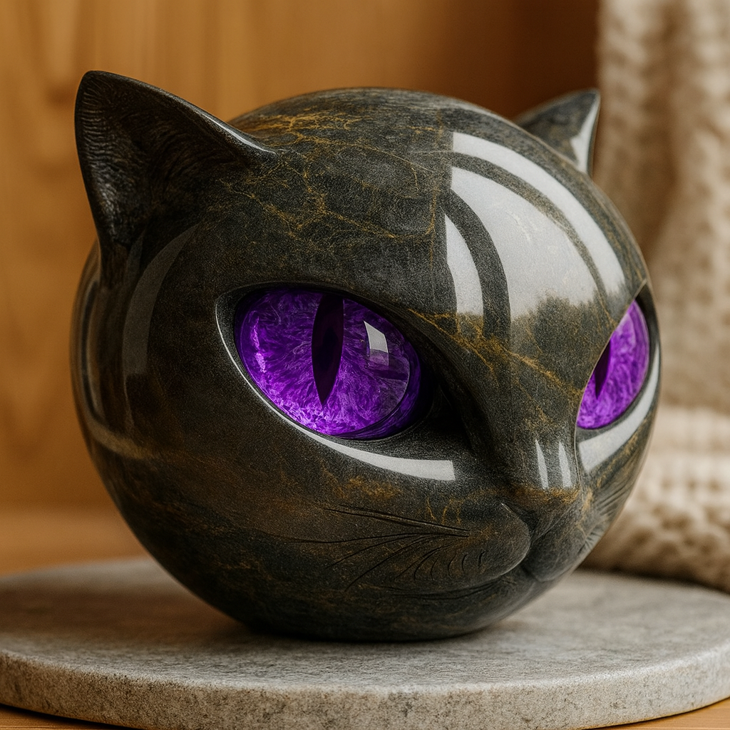 Felora | Sculpture de tête de chat