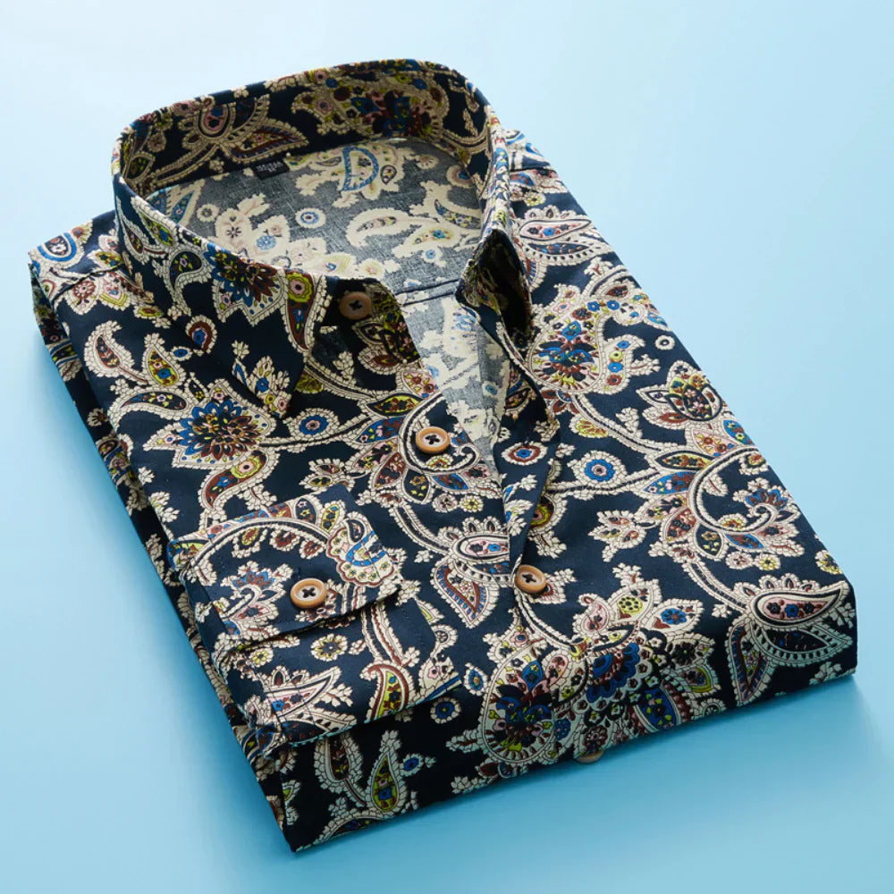 Chemise Klassique Elias – Chemise Élégante avec Imprimés Uniques