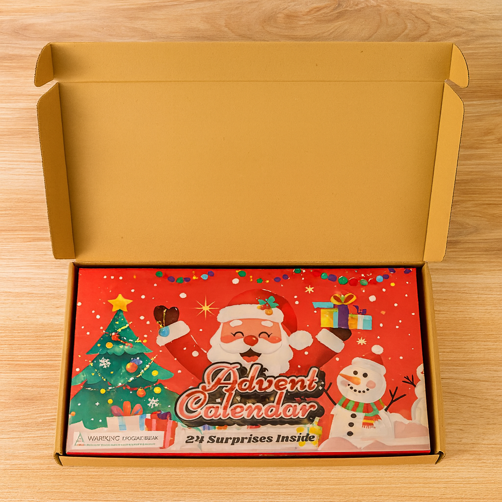 Frostelia | Calendrier de Noël en métal de 24 jours avec des surprises à collectionner