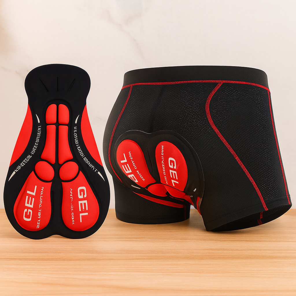 Collant de vélo rembourré en gel – Sous-vêtement de cyclisme pour femmes et hommes
