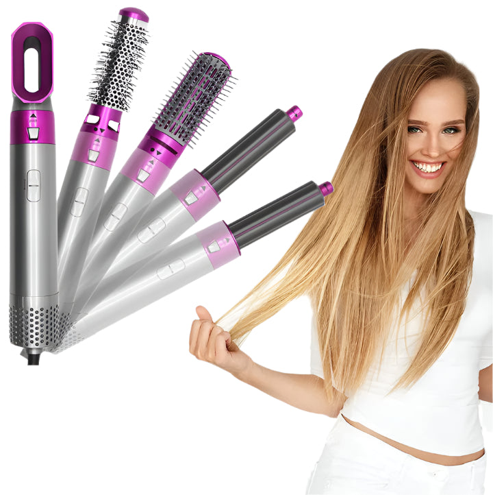 StyleMaster Pro - Sèche-cheveux multi-styleur 5-en-1 ajustable