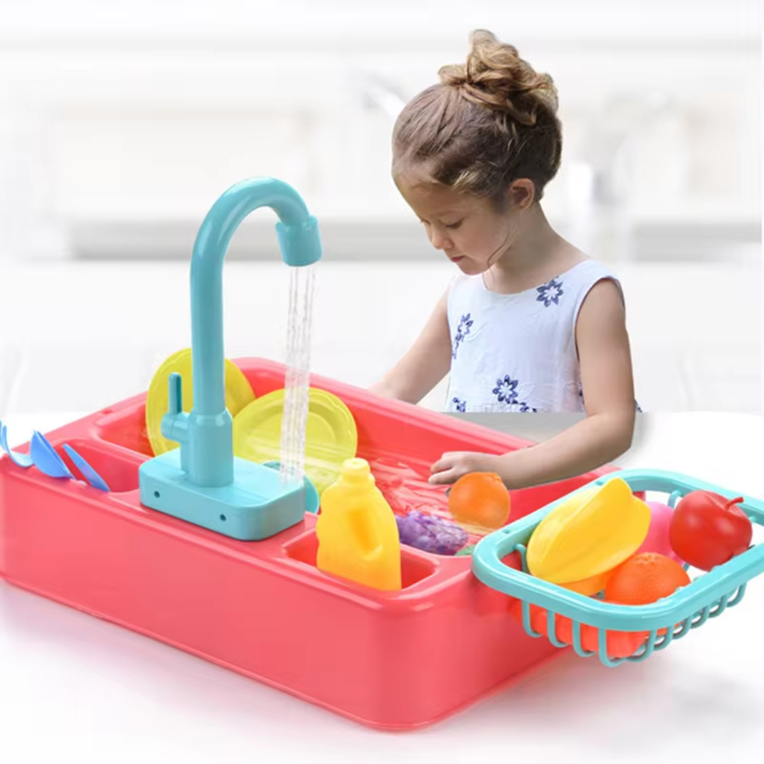 HydroPlay Interactif Lavabo – Jouet d'eau pour enfants, amusant et éducatif, outil d'apprentissage