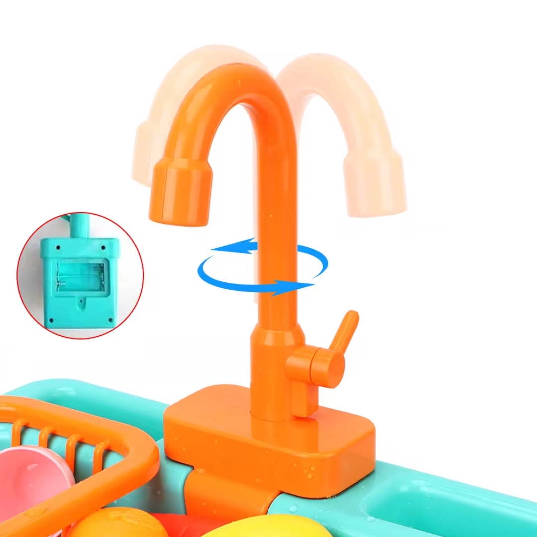 HydroPlay Interactif Lavabo – Jouet d'eau pour enfants, amusant et éducatif, outil d'apprentissage