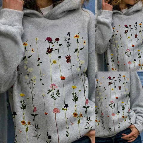 Anna - Veste à fleurs et pull