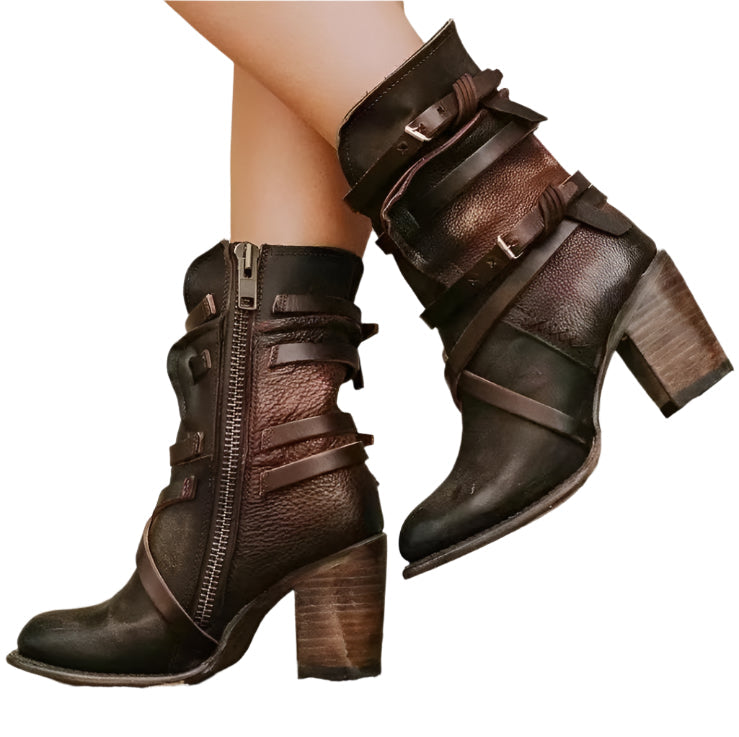 Bottines Aurelia Dame – Talons d'inspiration vintage