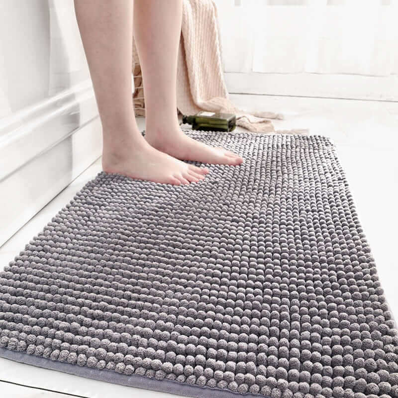 PebbleSoft - Tapis de bain texturé avec design Pebble