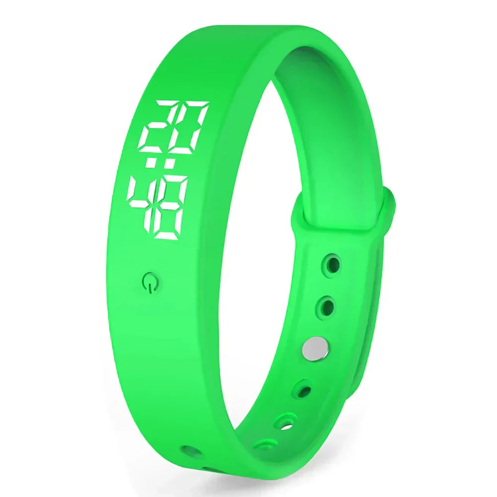 VibeFit V9 – Montre connectée élégante étanche avec alarmes silencieuses