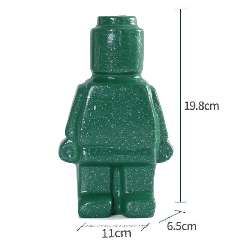 RoboBloom Pots de Fleurs Robot Modernes – Décoration Unique pour Votre Maison