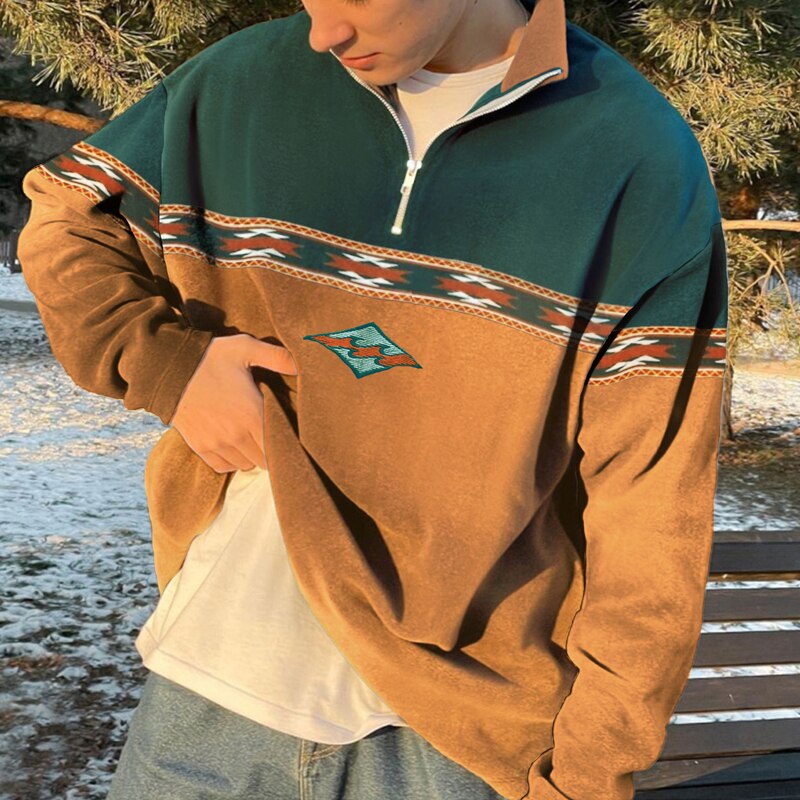 Pull demi-zip Oliver – Style et confort réunis