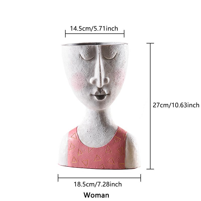 WhimsiFace- Jardinières décoratives au design unique pour un charme ludique