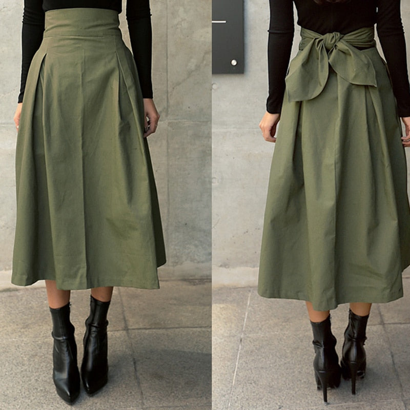Jupe longue slim pour femme Nhima