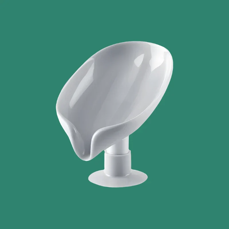 LuxeLeaf - Élégant porte-savon en forme de feuille pour la salle de bain