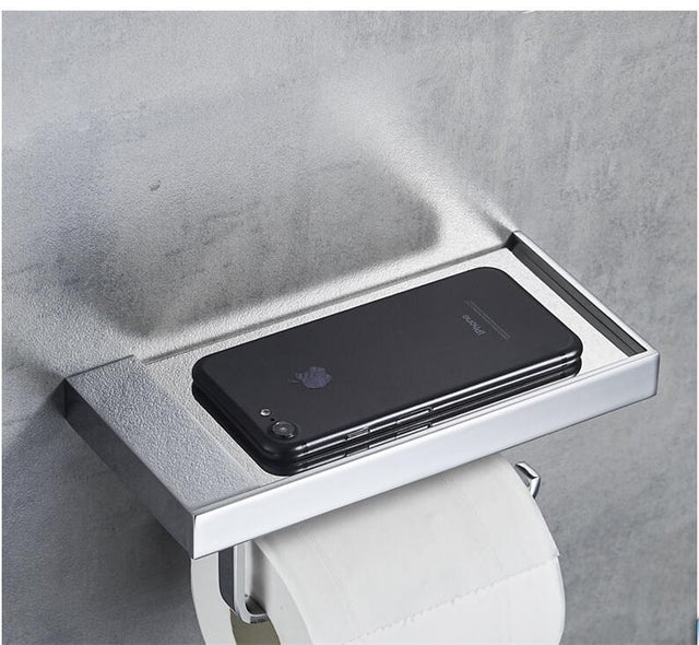 ShelfMate - Support à papier toilette et de rangement élégant