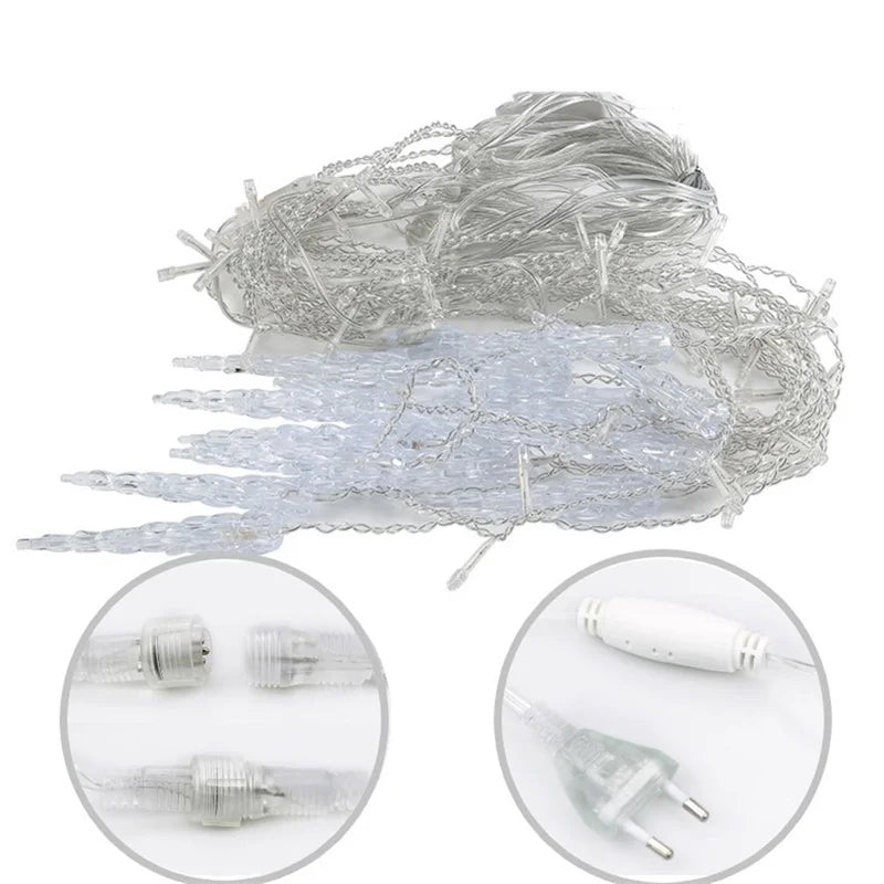 Snowlit- Rideau lumineux d'extérieur à LED