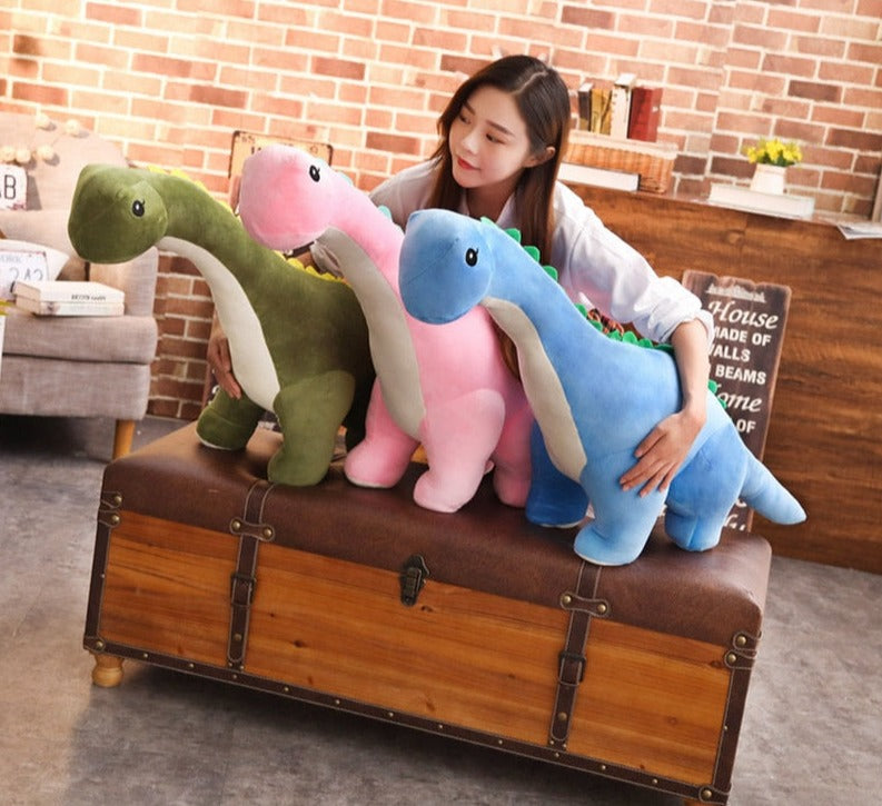 DinoPal - Jouet en peluche Diplodocus debout
