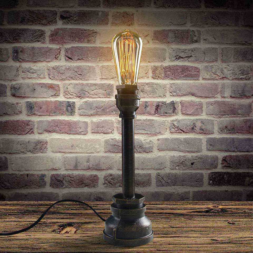 LumoPear - Lampe à ampoule vintage au style industriel