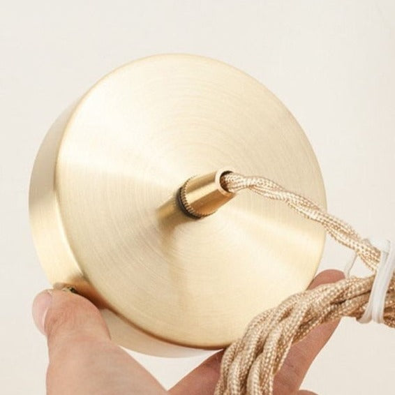 LumiGlace - Pendentif élégant avec un design en verre cristal transparent