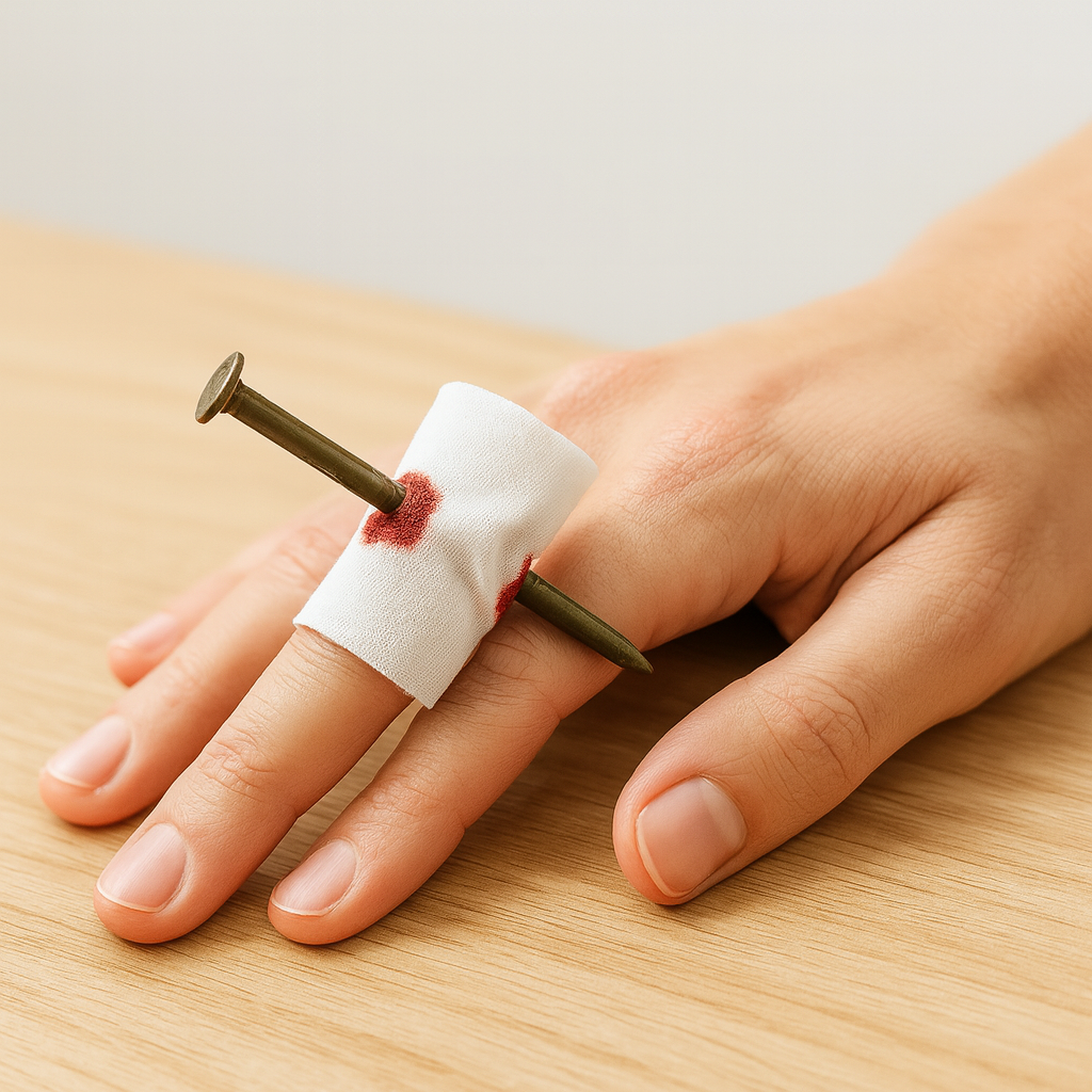 Farce d'Halloween avec ongles artificiels – Accessoire effrayant pour les fêtes