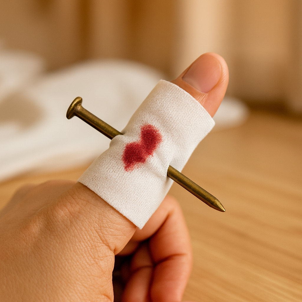 Farce d'Halloween avec ongles artificiels – Accessoire effrayant pour les fêtes