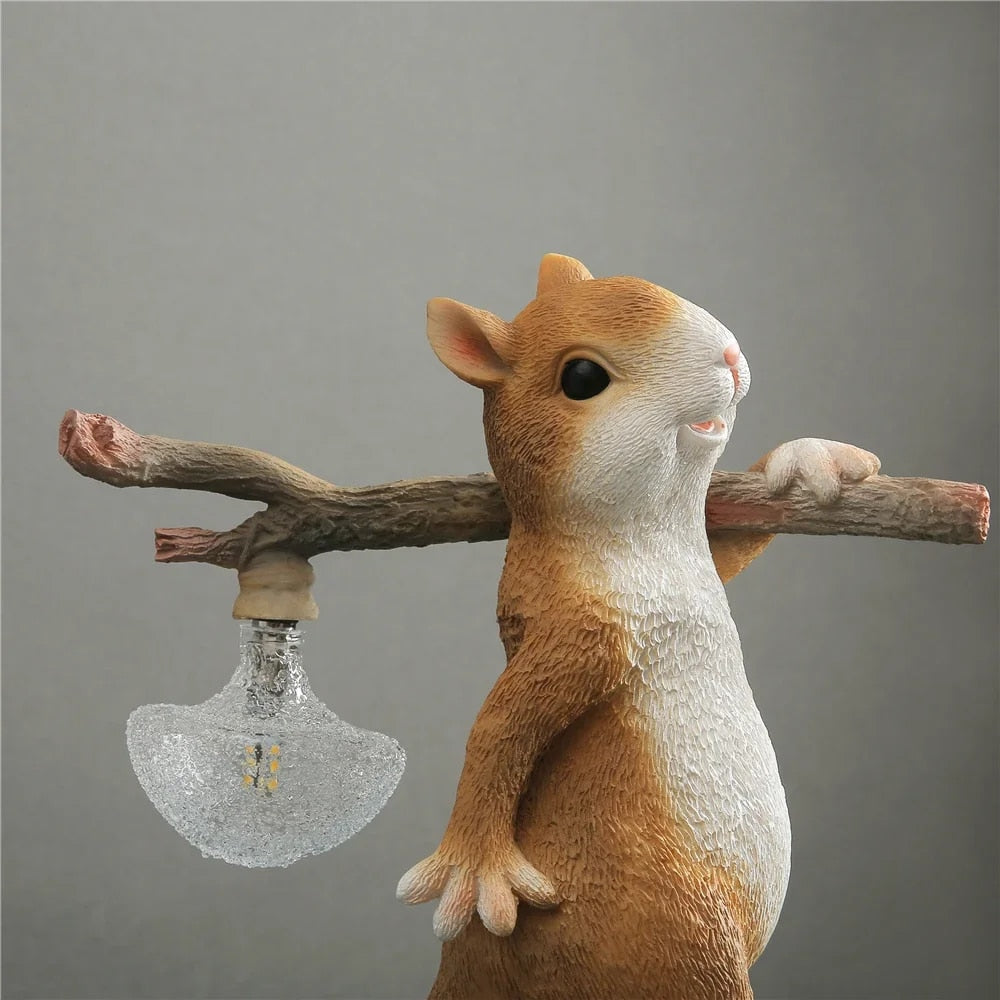 SquirrelGlow - Lampe écureuil enchanteur