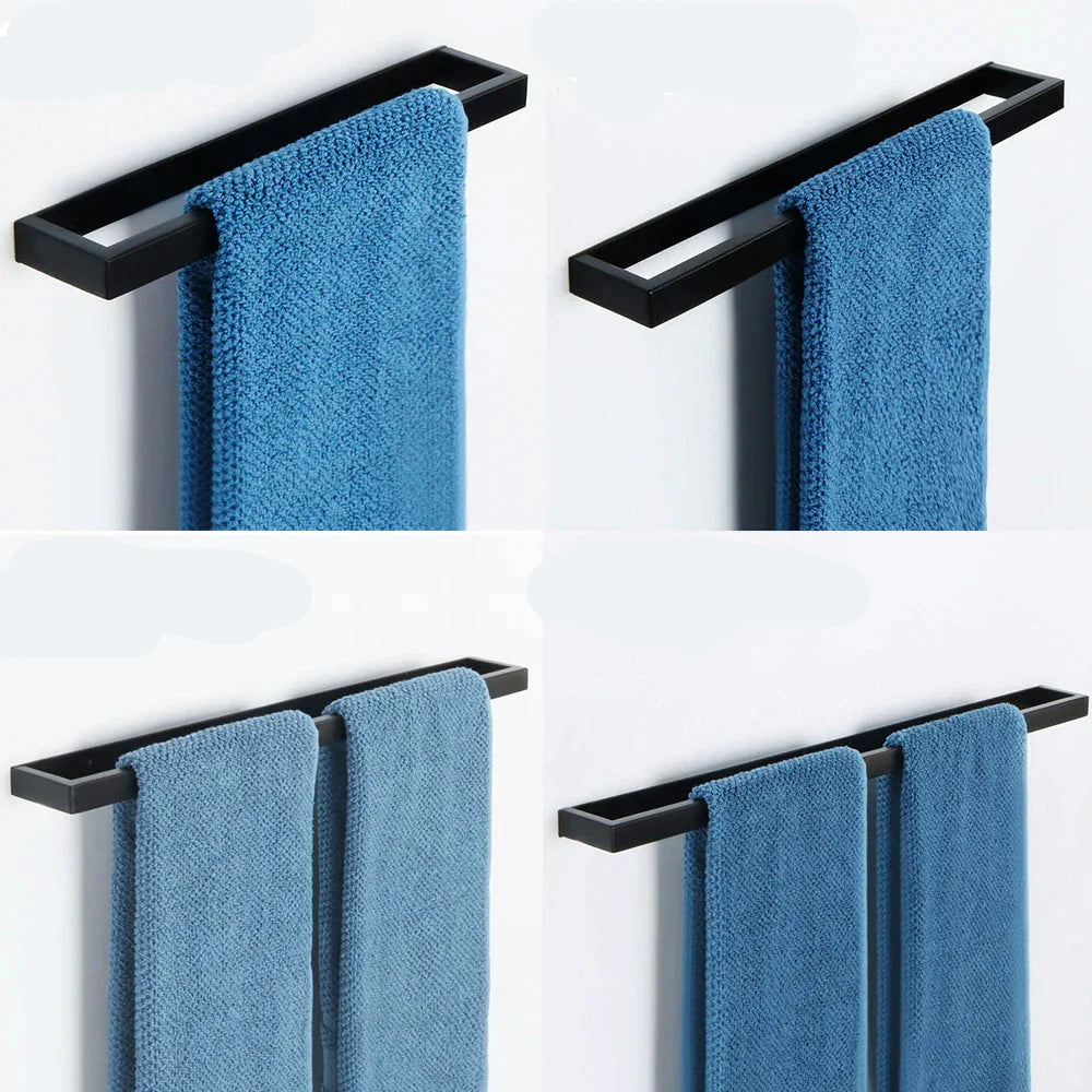 SleekHang - Porte-serviettes de salle de bain moderne et minimaliste