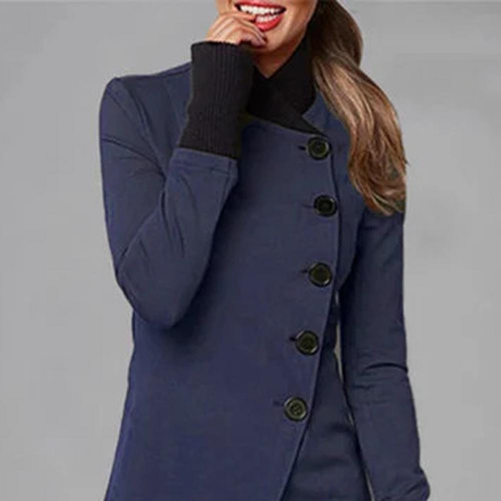 Veste élégante à col montant