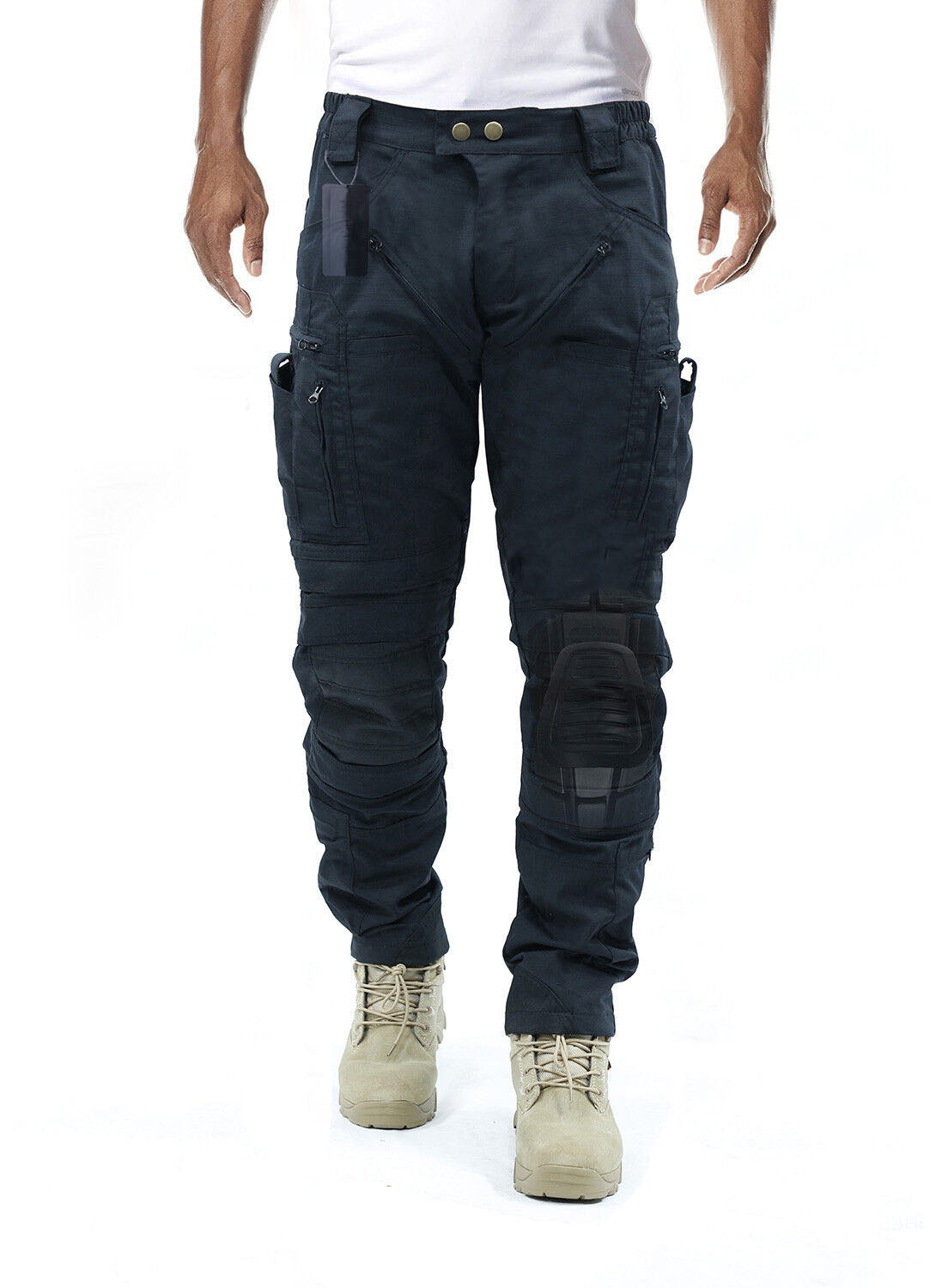 Pantalon cargo tactique avec protège-genoux pour l'extérieur et le travail