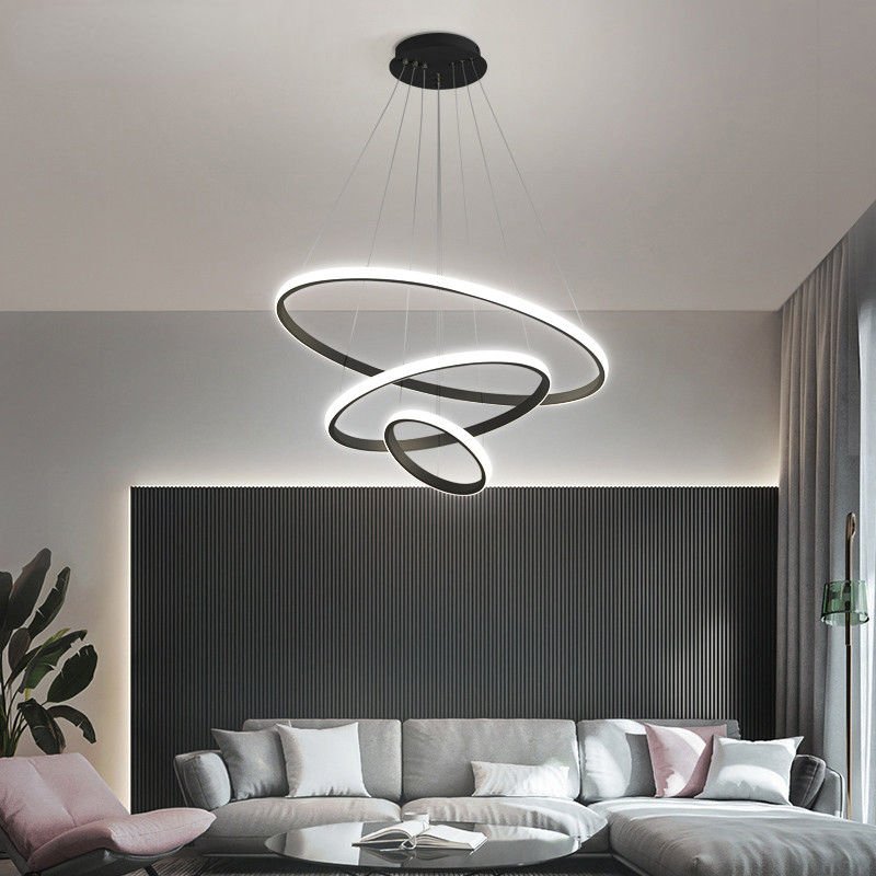 Lampe de plafond spirale élégante