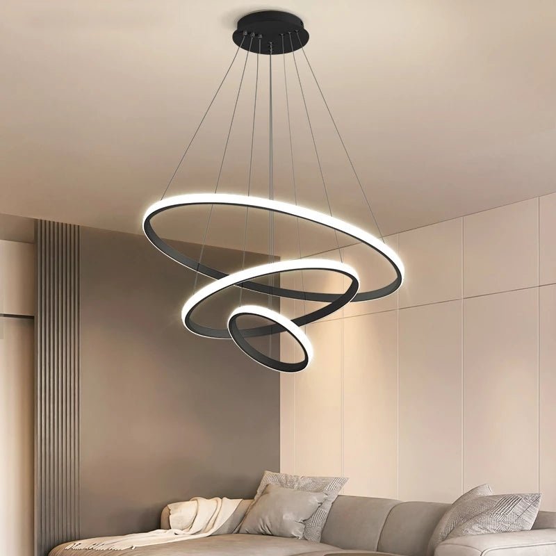 Lampe de plafond spirale élégante