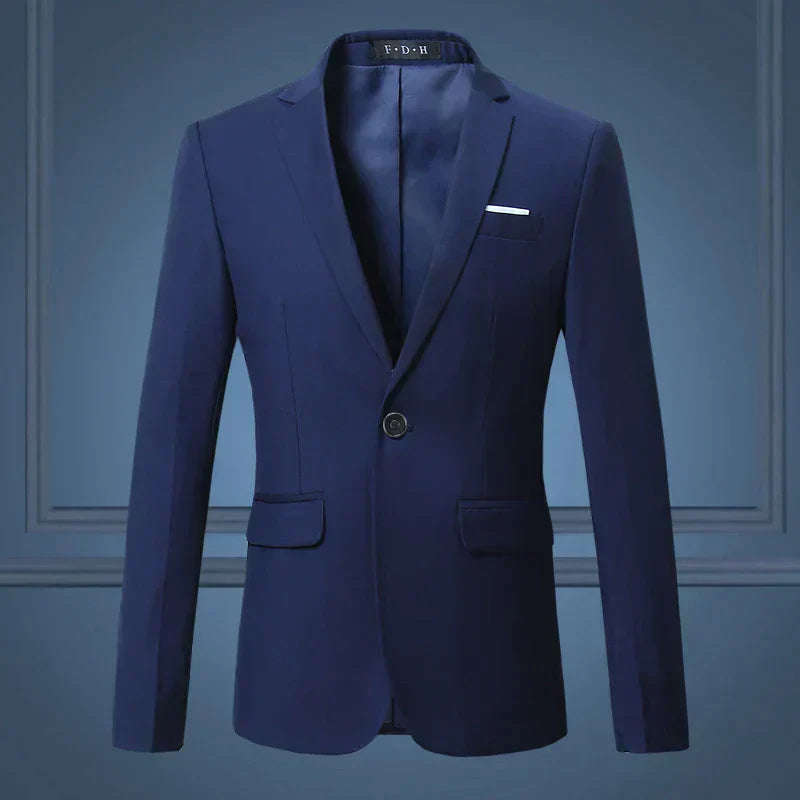 Anton - Blazer classique à simple boutonnage pour hommes