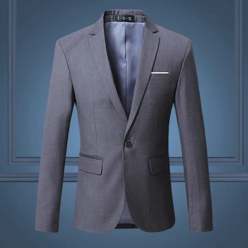 Anton - Blazer classique à simple boutonnage pour hommes