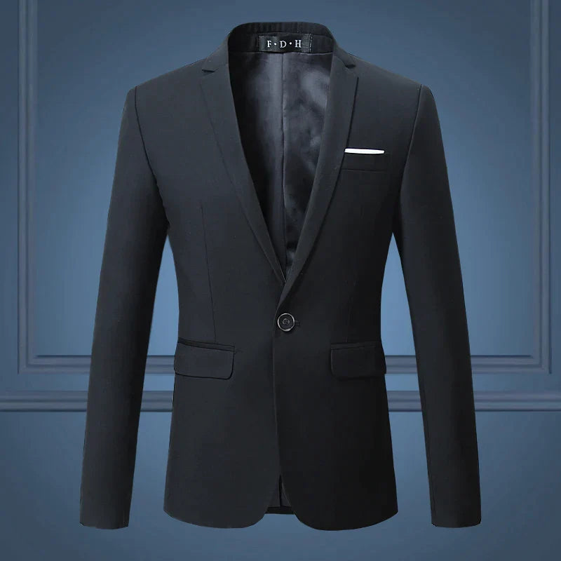 Anton - Blazer classique à simple boutonnage pour hommes