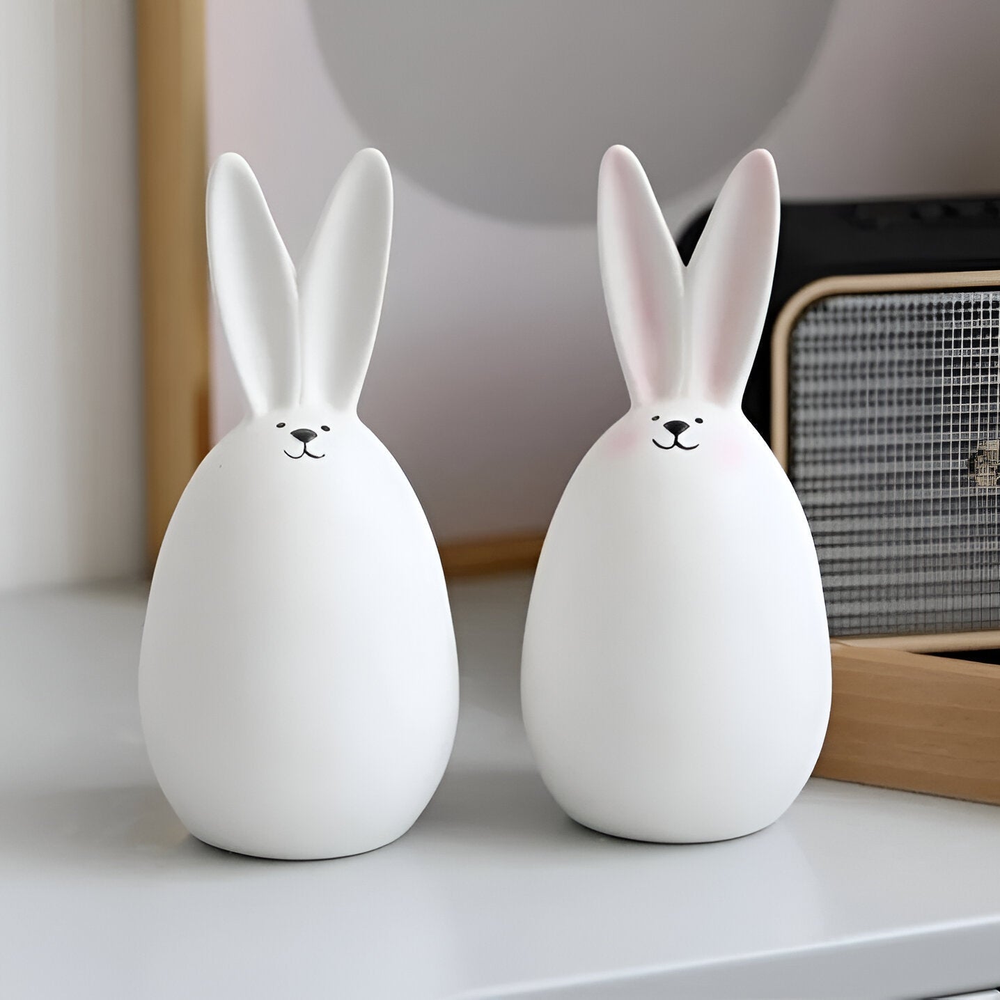 WhimsyBunny - Charmantes figurines de lapin décoratives