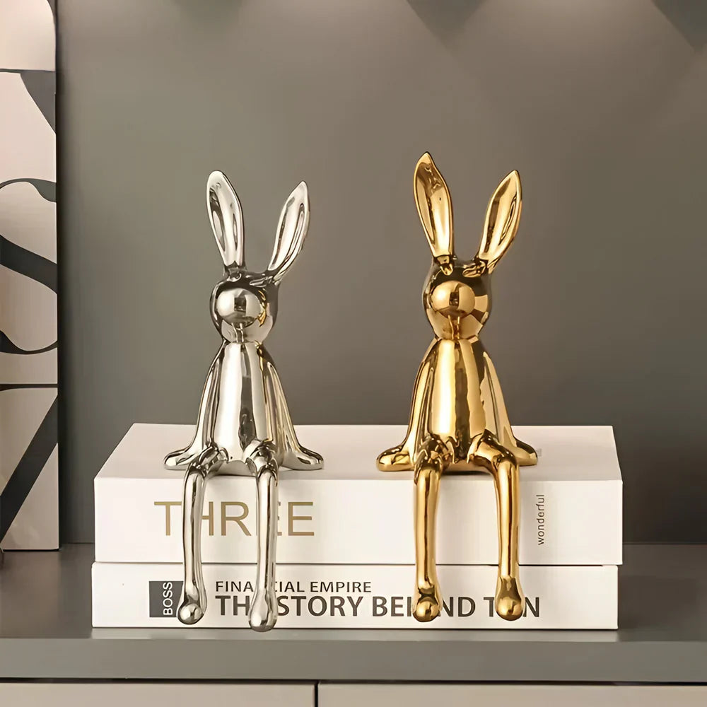 Figurine de lapin de Pâques moderne