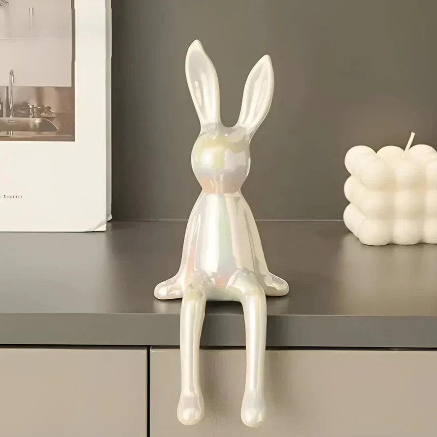 Figurine de lapin de Pâques moderne