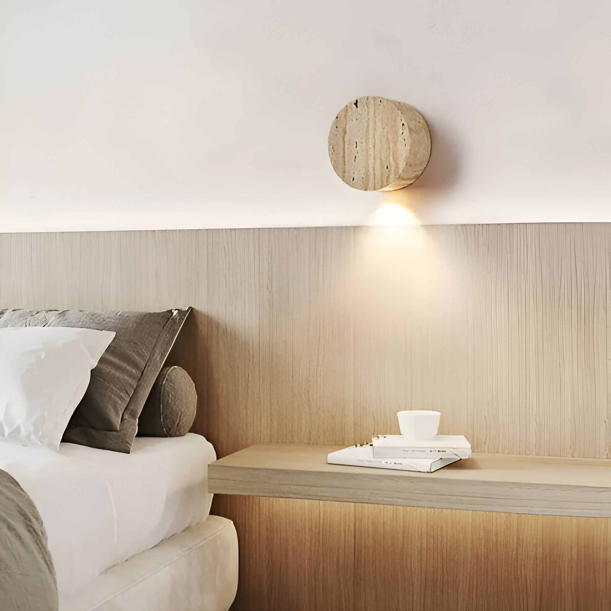 Lampe Murale OrbGlow Wabi-Sabi avec Lumière Ambiante Douce