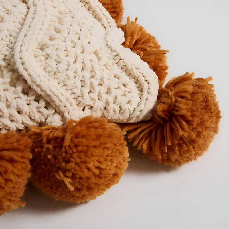 TasselNest - Housse de coussin décorative