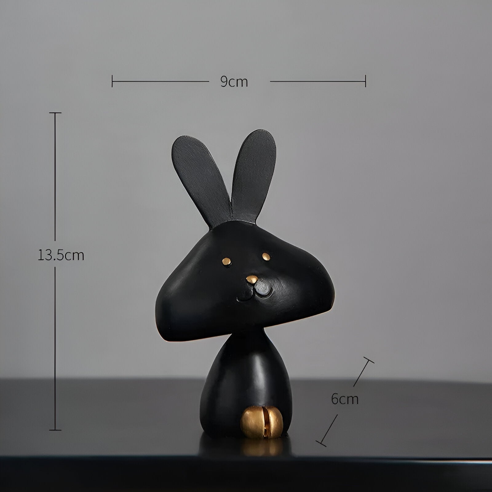 WhimsiPals - Figurines d'animaux minimalistes noir et blanc