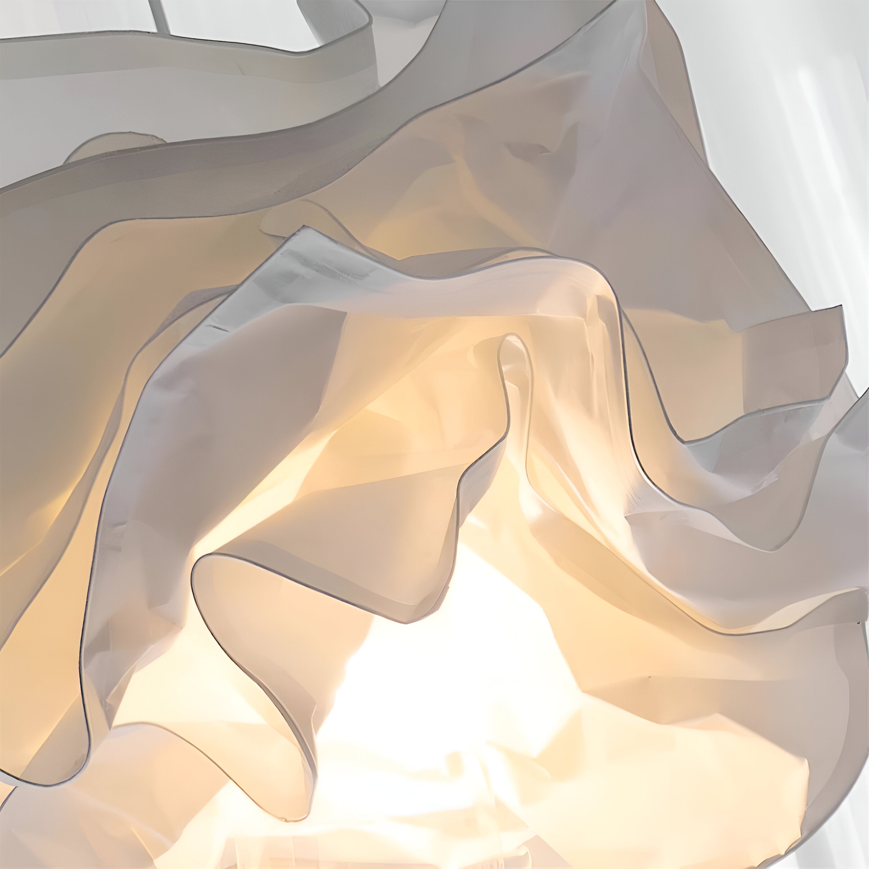 ShadeGlow - Lampe à pendentif personnalisable avec un design d'abat-jour en papier sculpté